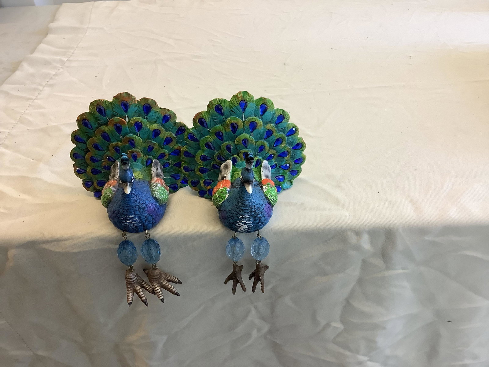 Shelf Sitting Peacocks: Shelf Sitting Peacocks