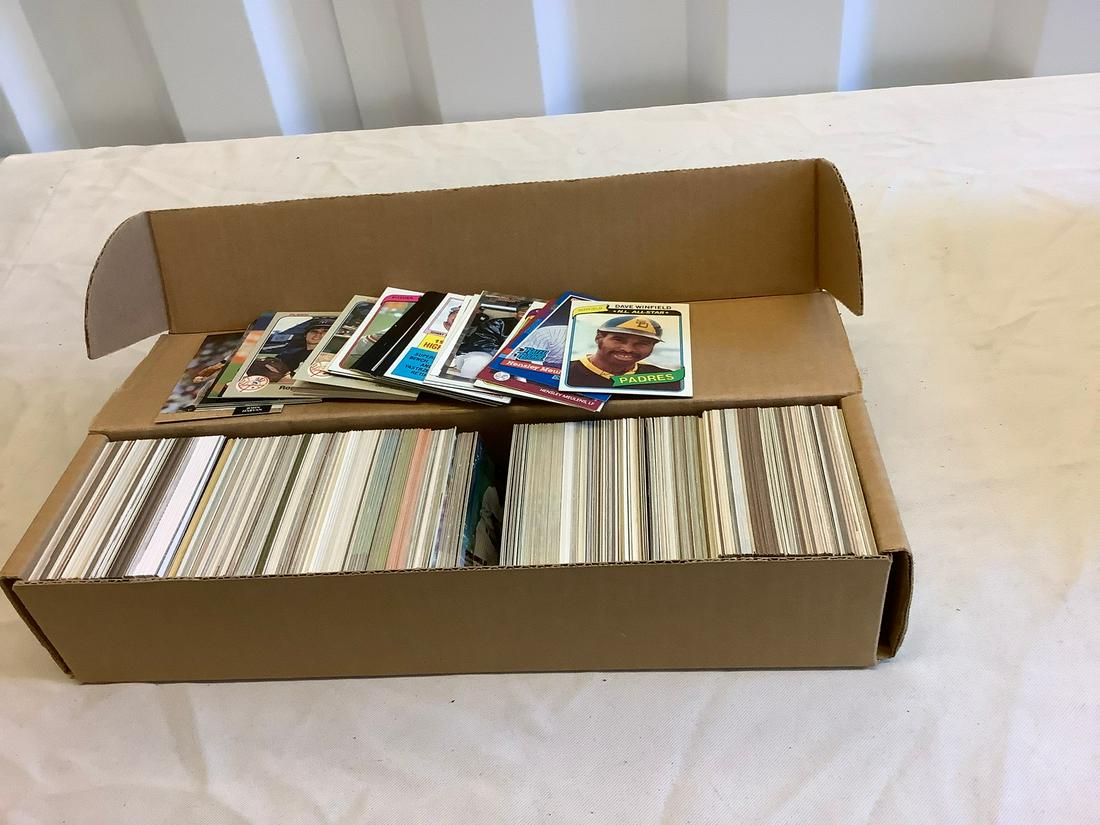 Large Lot of Assorted Baseball Cards 1980's & 90's (1 of 1)