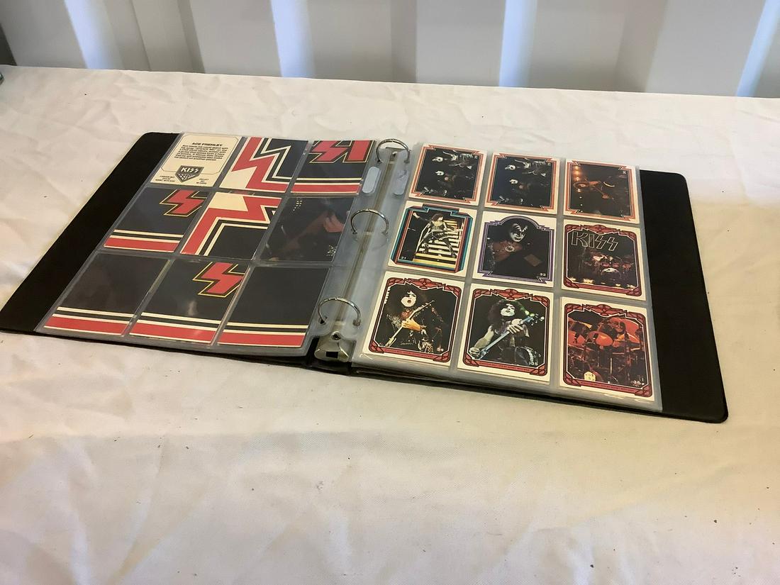 Binder Full of 1978 KISS Trading Cards: Binder Full of 1978 KISS Trading Cards