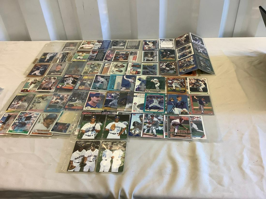 Large Lot of Binder Pages 1970's & 80's Baseball Cards (1 of 1)