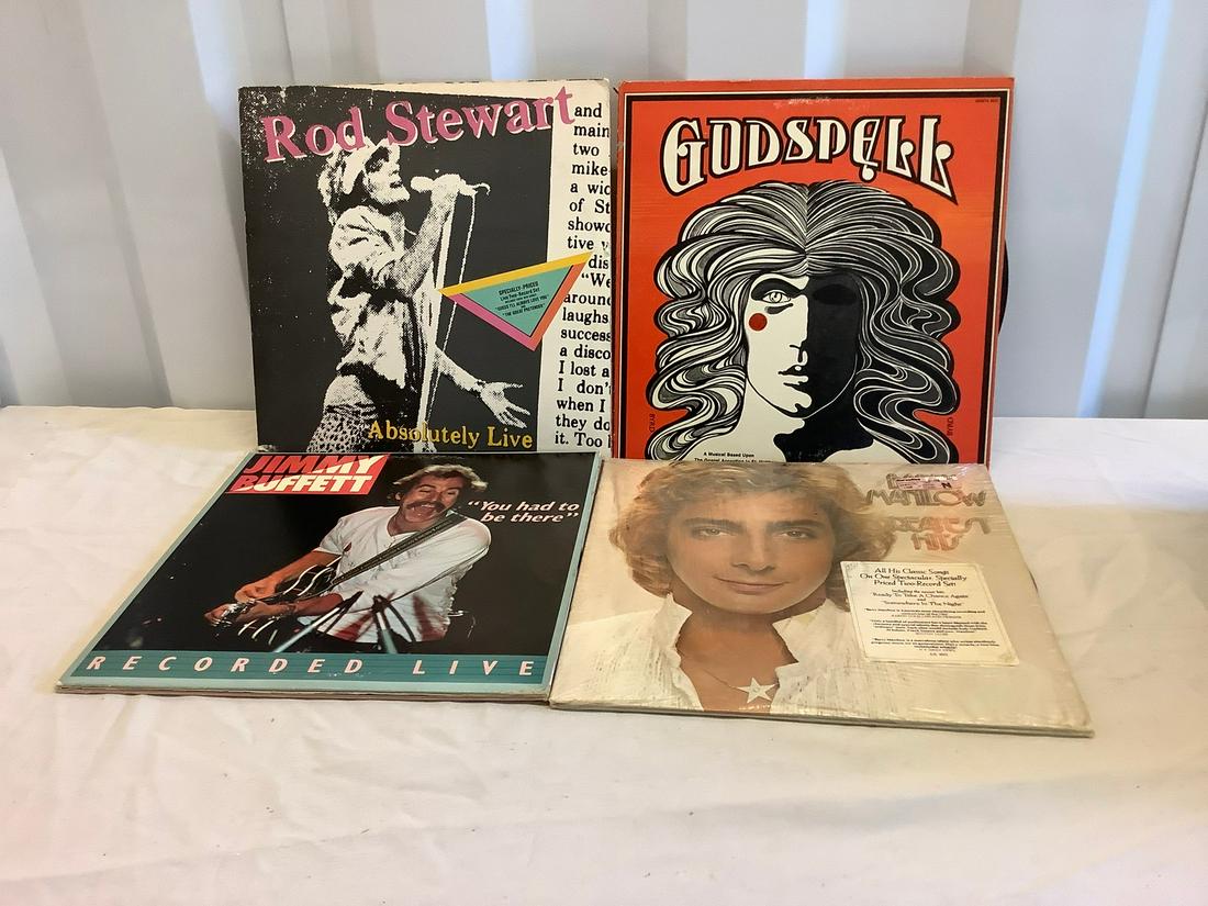 Rod Stewart, GodSpell, Jimmy Buffett and Barry Manilow: Rod Stewart, GodSpell, Jimmy Buffett and Barry Manilow Records