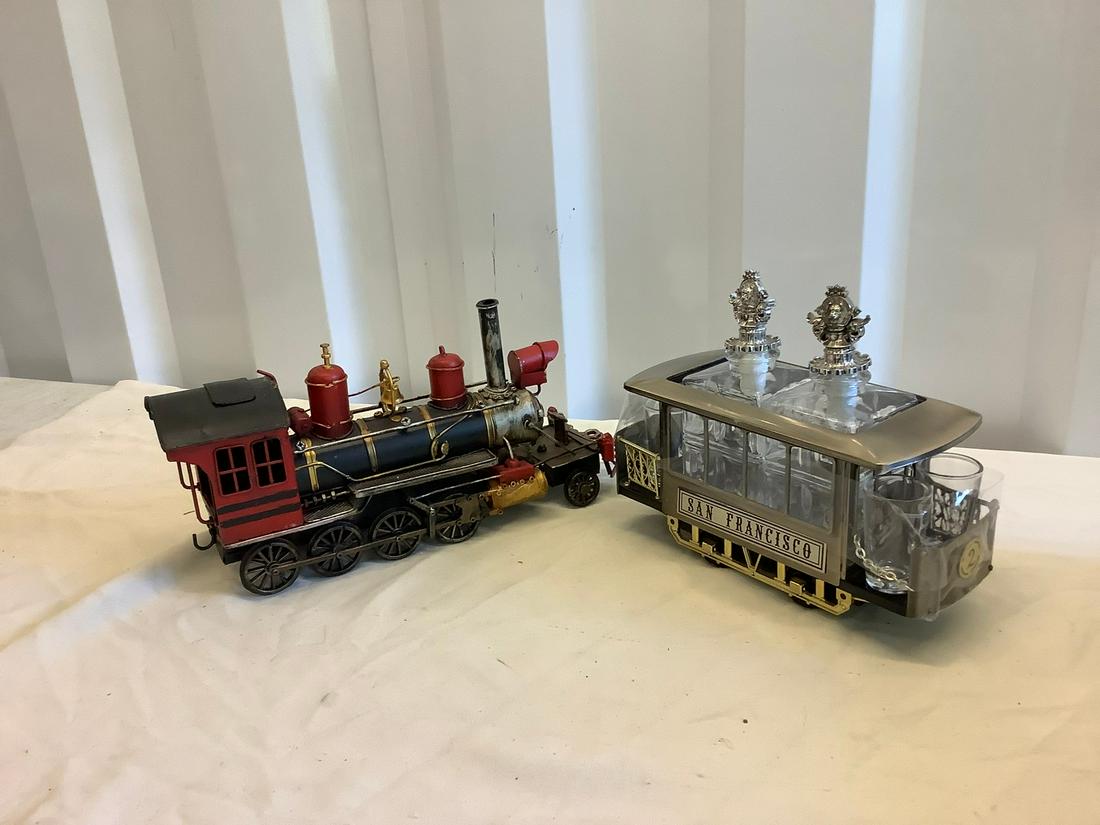 San Francisco Decanter and Shot Glass, Music Box Train: San Francisco Decanter and Shot Glass, Music Box Train and More