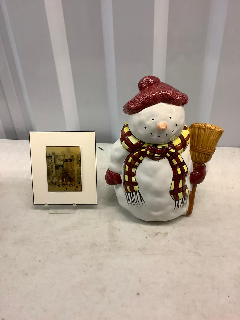 Snowman Cookie Jar and More (1 of 1)