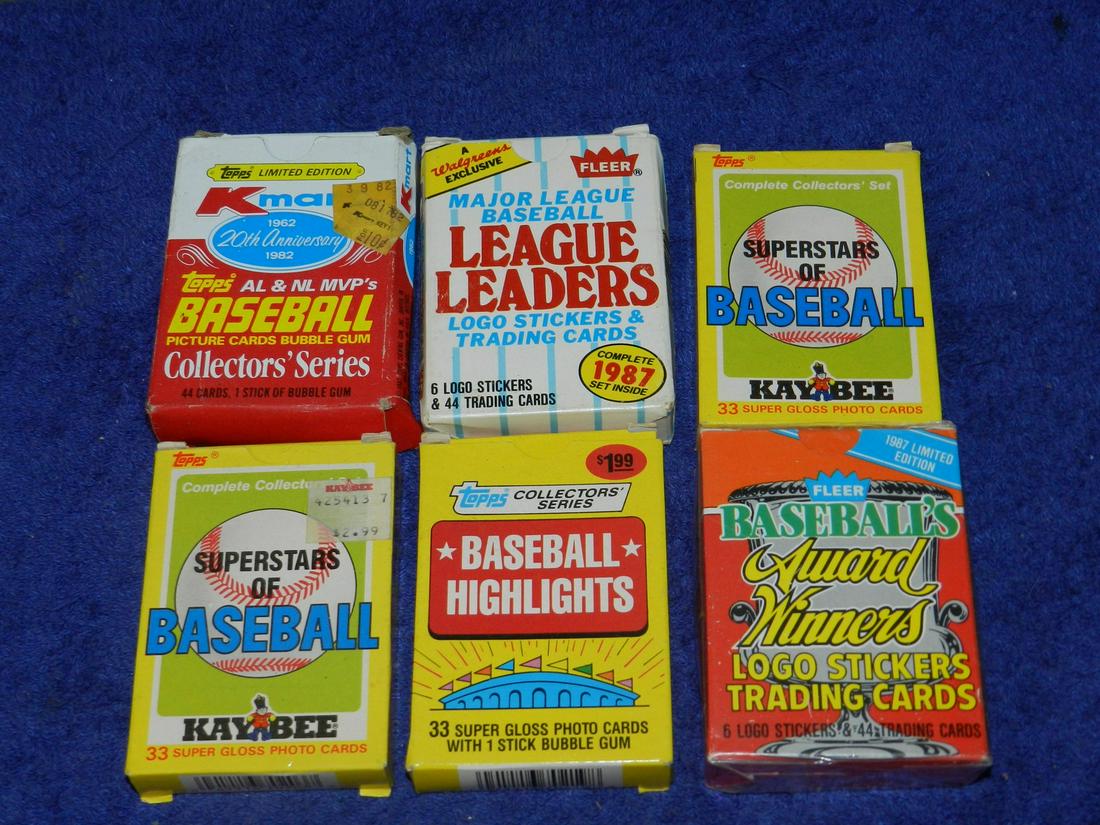 6 Sets baseball Cards Kaybee Topps Fleer (1 of 1)