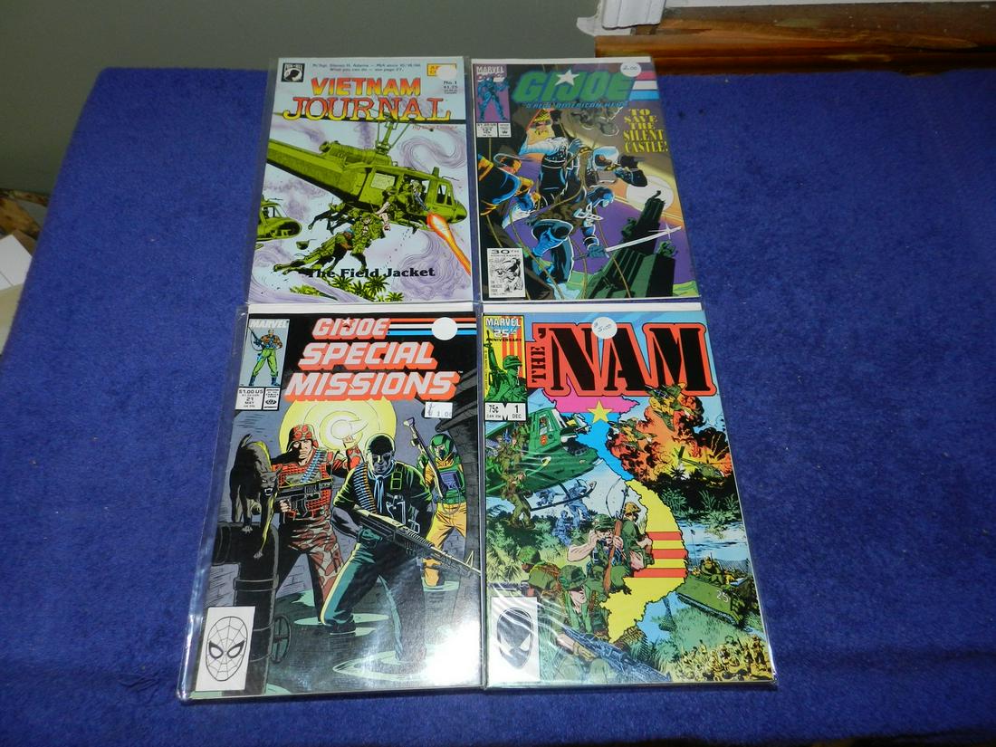 4 Military Comics GI Joe The Nam Vietnam Journal (1 of 1)