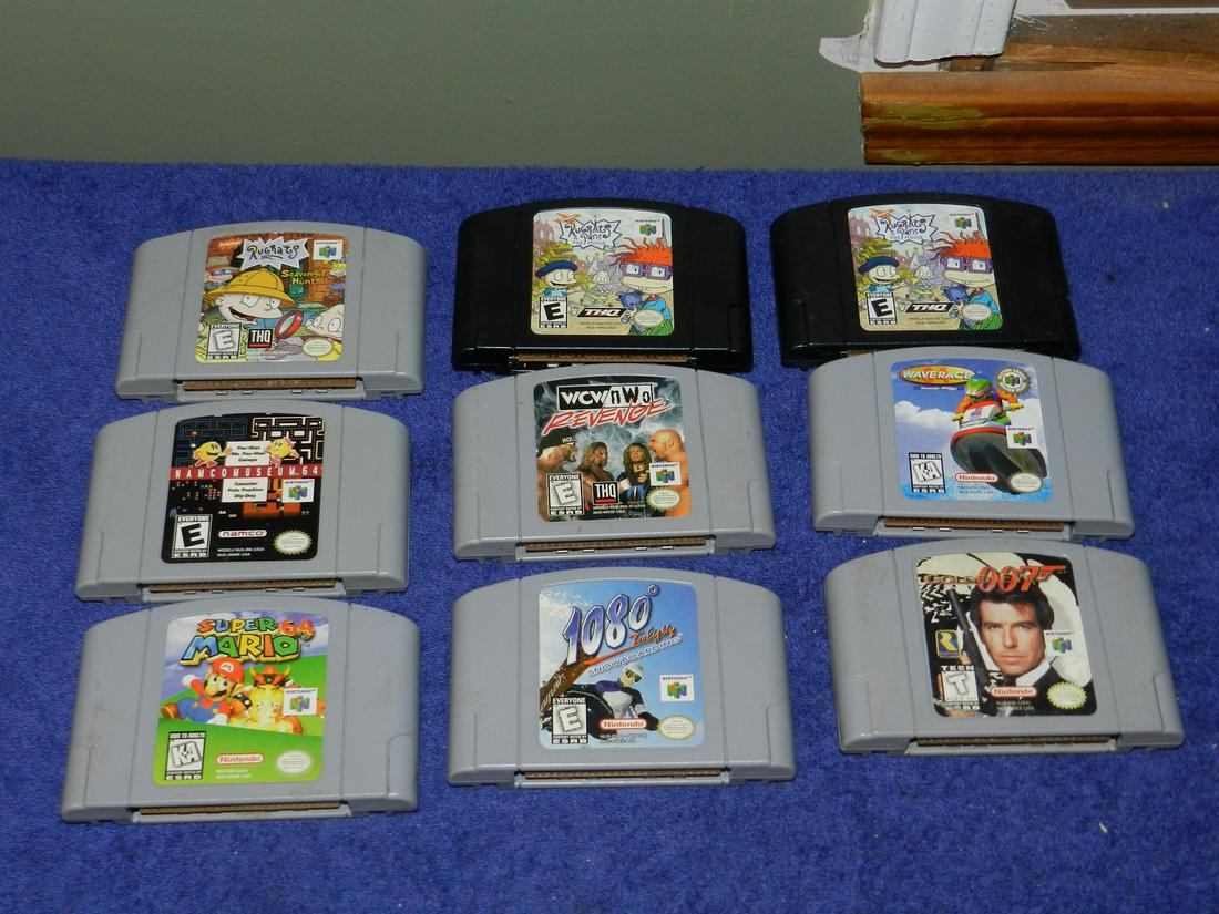 Lot of 9 Nintendo 64 N64 Games Mario goldeneye (1 of 1)