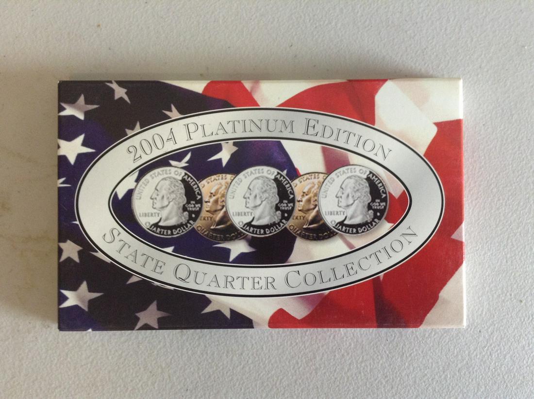 2004 Platinum Edition State Quarter Collection (1 of 1)