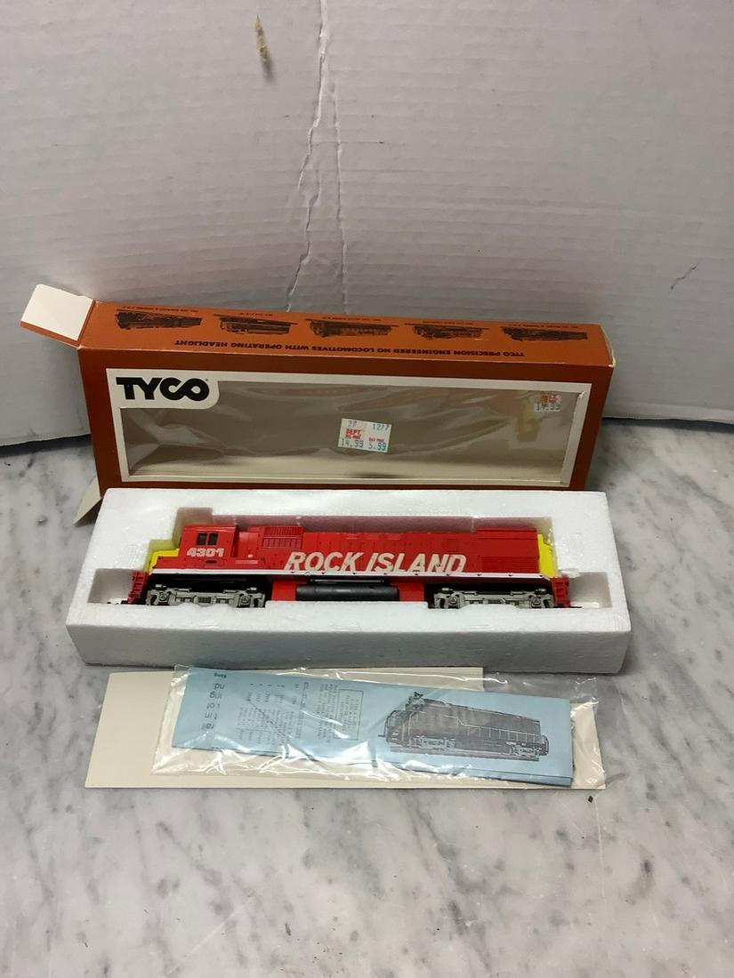Tyco train car rock island diesel: Tyco train car rock island diesel