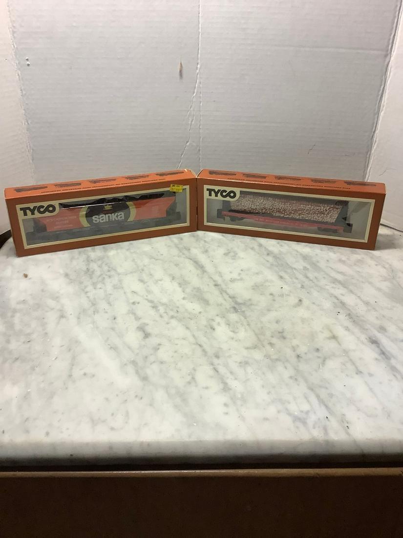 Tyco train cars southern railroad log hauler and sanka (1 of 1)