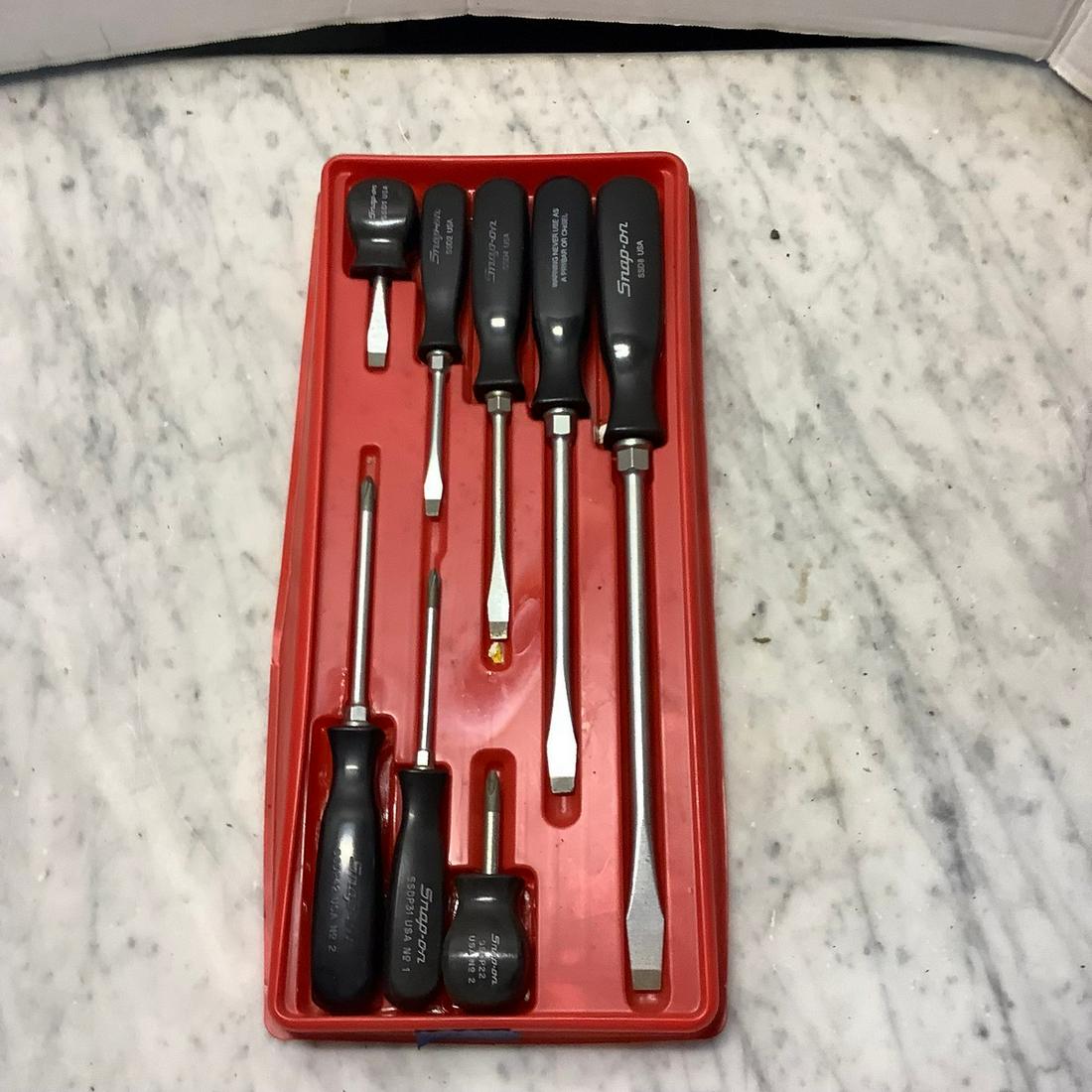 snap on set of assorted screwdrivers longest 12.5 (1 of 1)