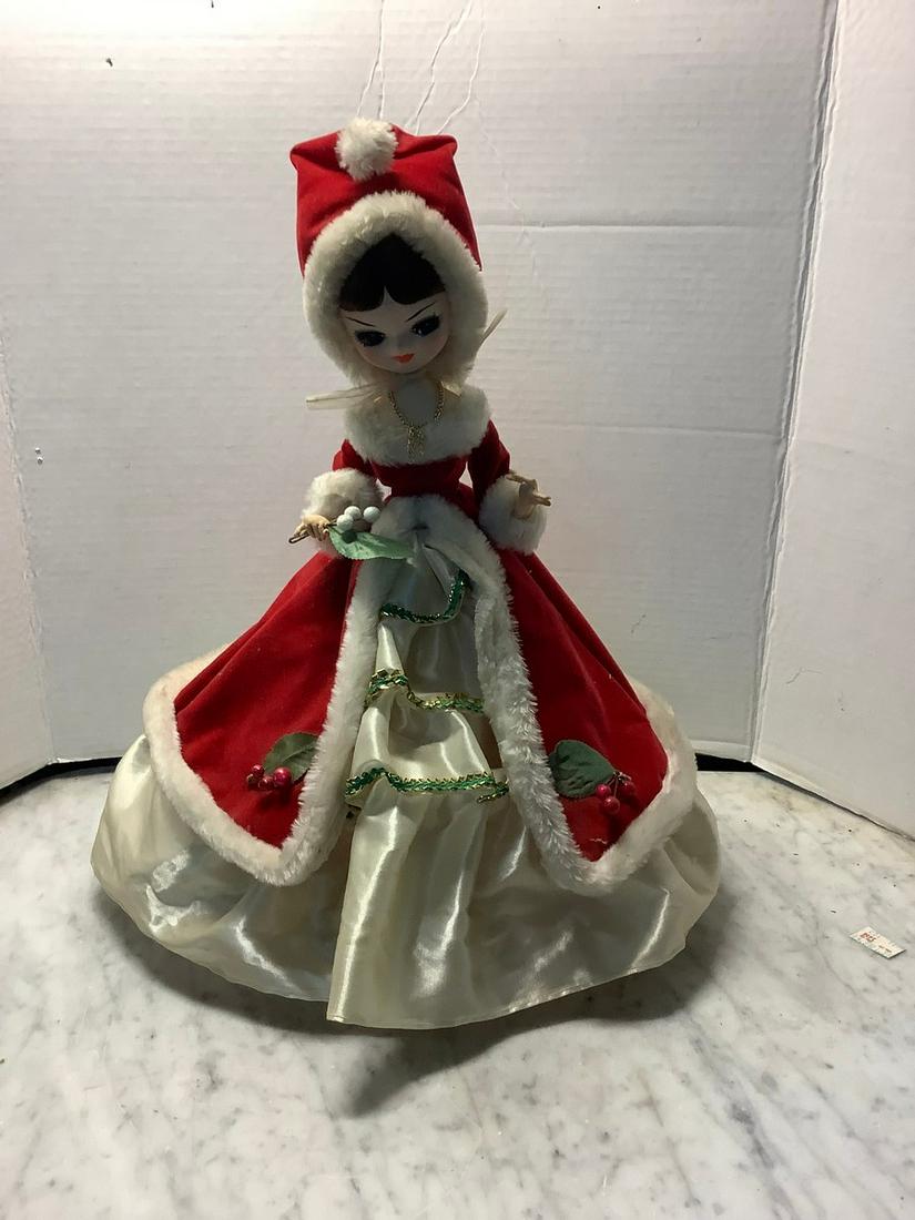 Gibson christmas doll 17 inches tall: Gibson christmas doll 17 inches tall