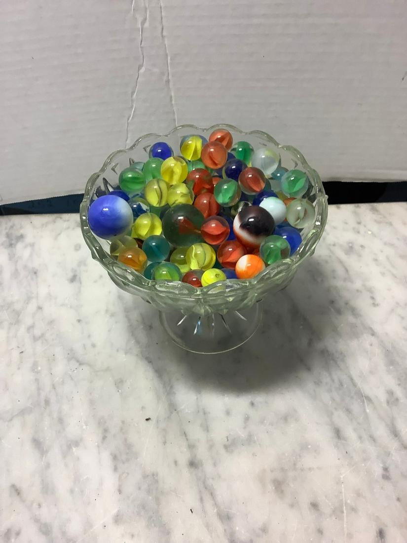 Cats eye assorted marble with shooter (1 of 1)