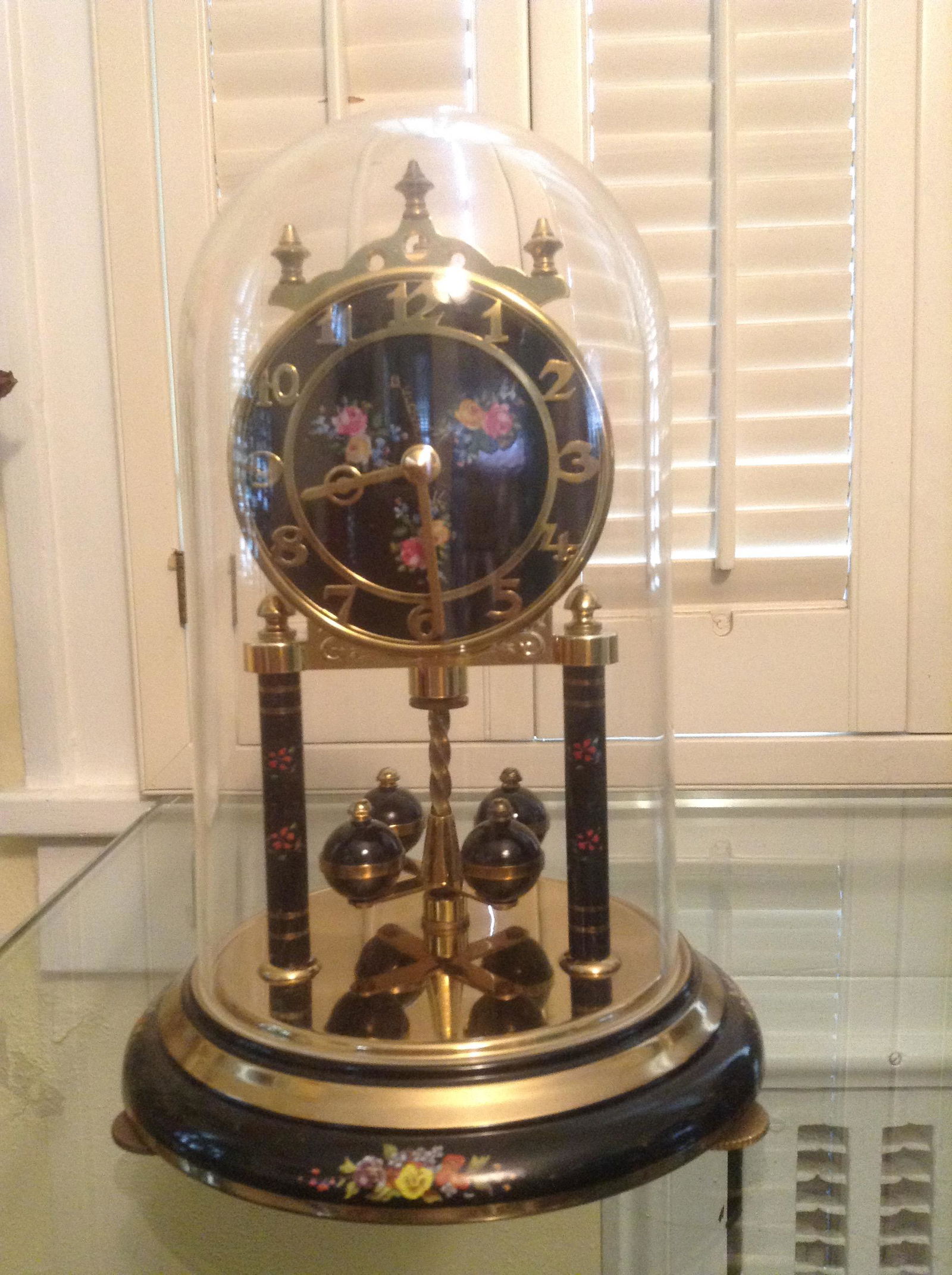 Bulova Anniversary Clock Marked Germany - Battery (1 of 1)