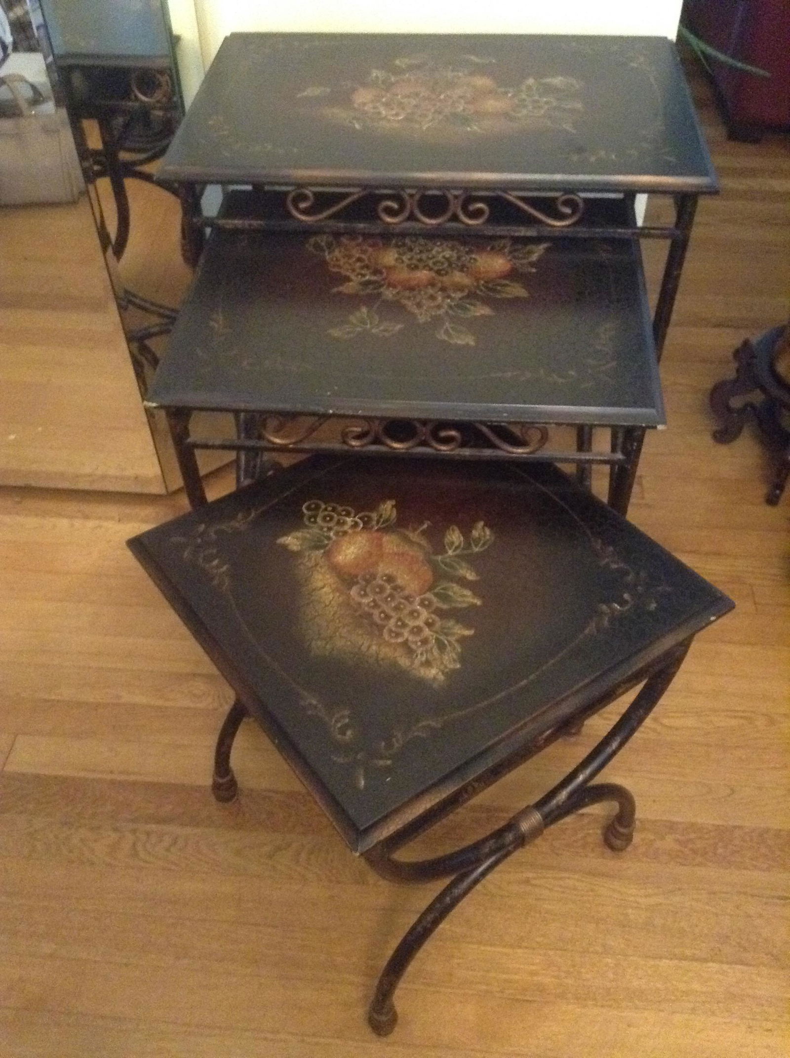 Set of Nesting Tables largest 23.5"x23.5"x16" (1 of 1)