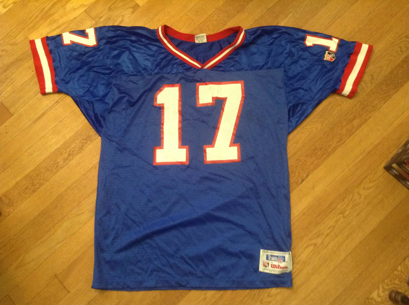 Vintage Wilson NY Giants Dave Brown Jersey Size L (1 of 1)