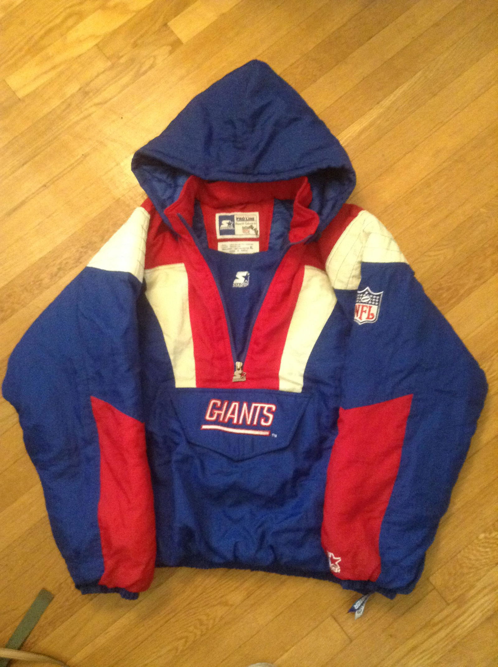new york giants pullover jacket