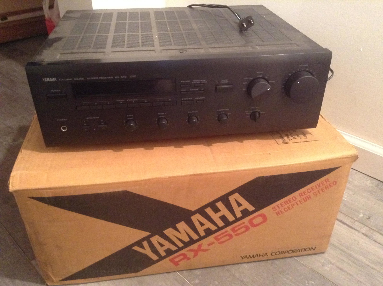 Yamaha RX-550 Natural Sound Stereo Receiver with (1 of 1)
