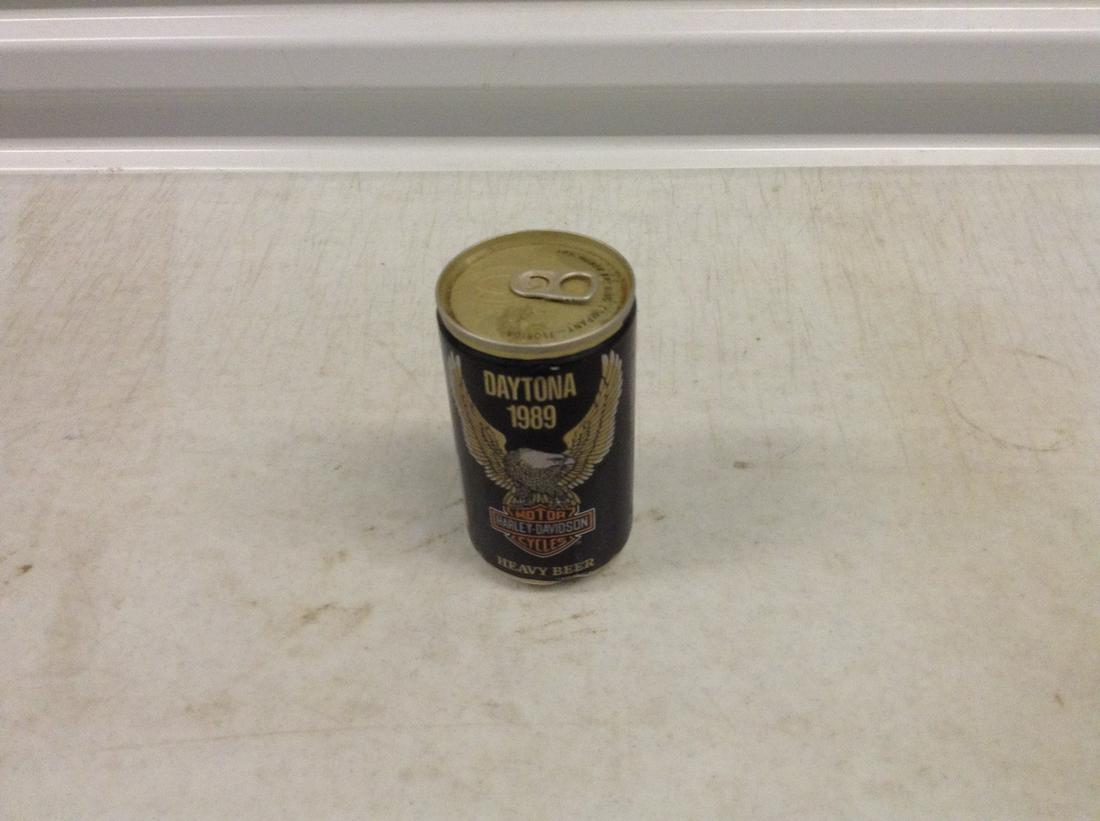 Daytona 1989 Harley Davidson Heavy Beer Can (Unopened): Daytona 1989 Harley Davidson Heavy Beer Can (Unopened)