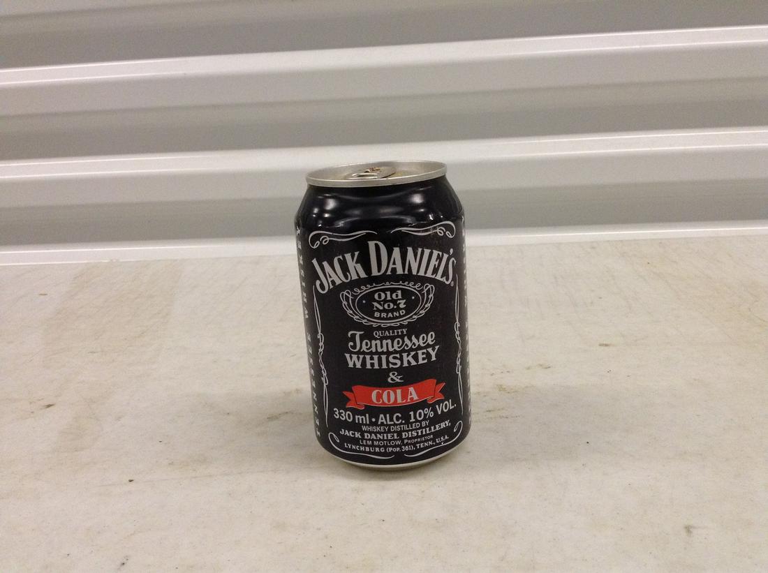 Jack Daniel's Tennessee Whiskey & Cola Can (Unopened) (1 of 1)