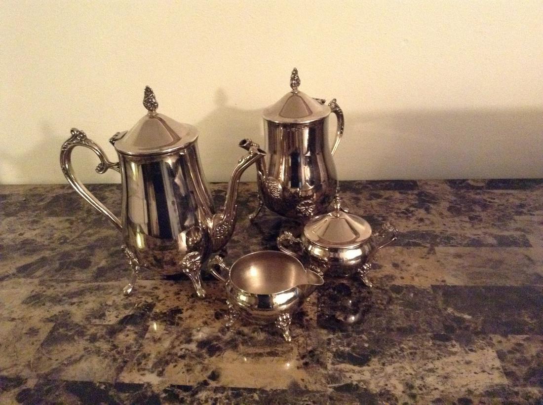 Silver Plated Tea & Coffee Service: Silver Plated Tea & Coffee Service