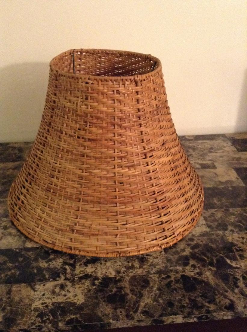Wicker Lamp Shade 11.5 in. (1 of 1)