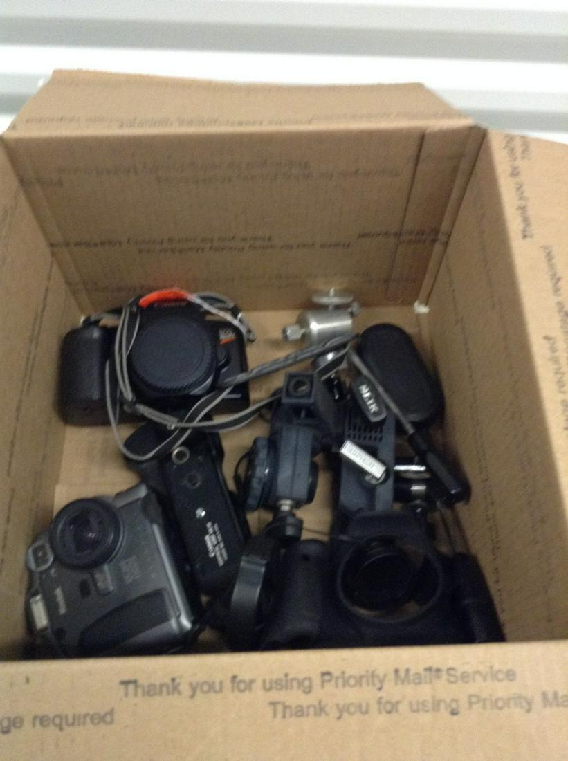 Kodak and Nikon cameras with accessories (1 of 1)