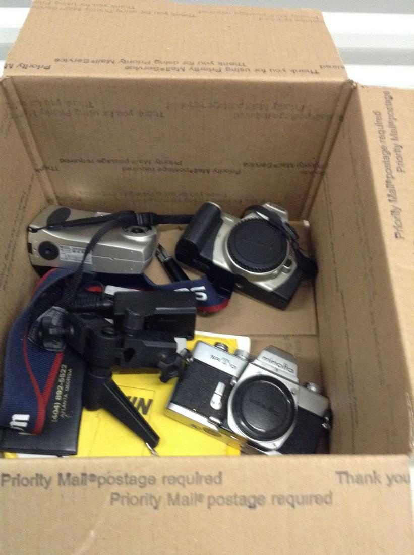 Canon and 2 other cameras with accessories (1 of 1)