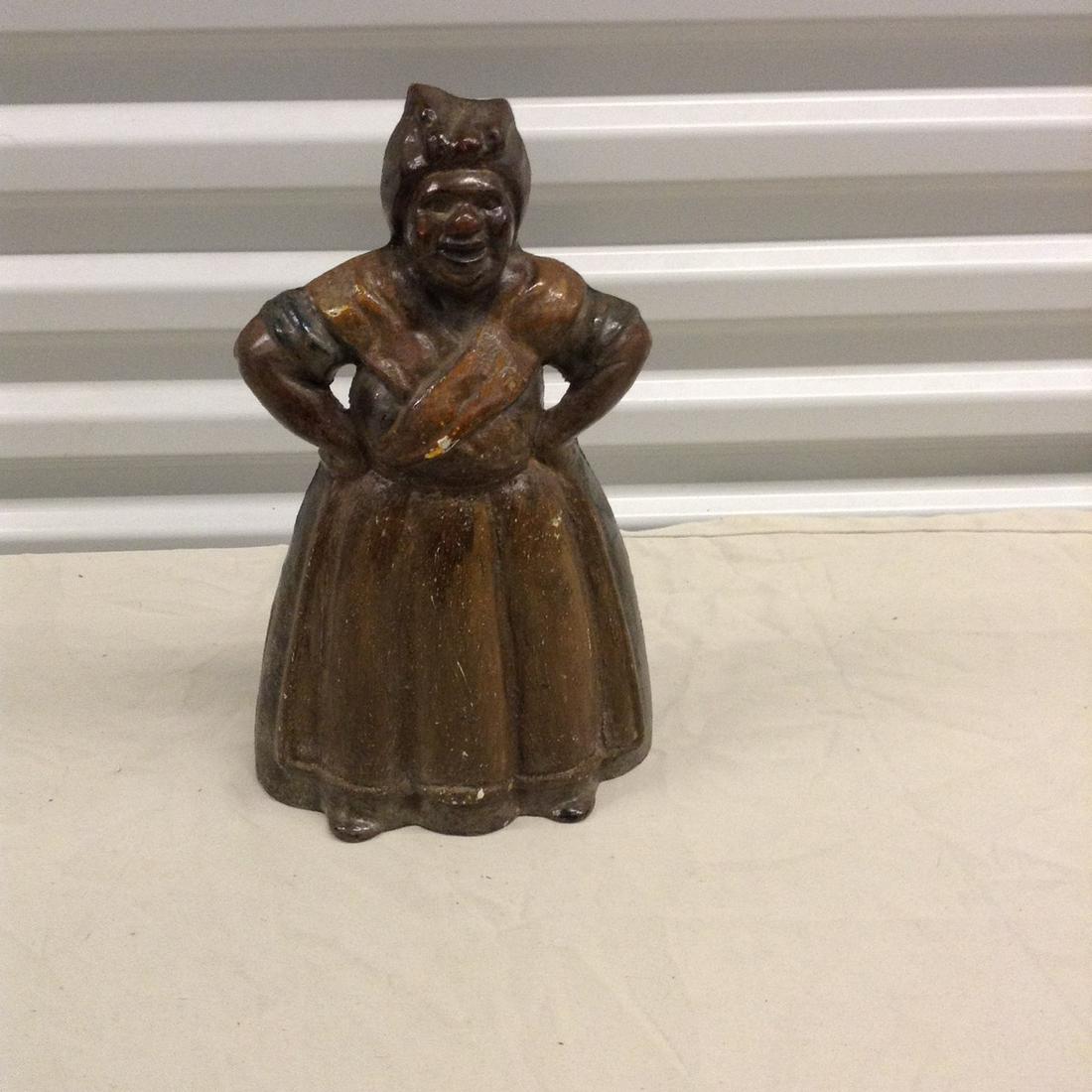 Early 20th century cast iron doorstop: Early 20th century cast iron doorstop
