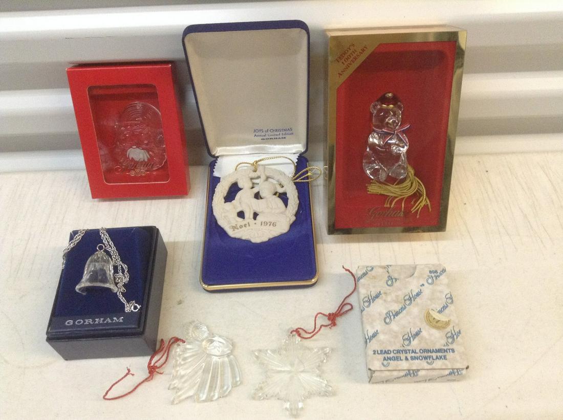 Gorham and Princess House Crystal and Ornaments with (1 of 1)