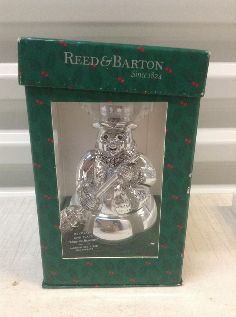 Reed & Barton Musical Revolving Snowman in the box: Reed & Barton Musical Revolving Snowman in the box
