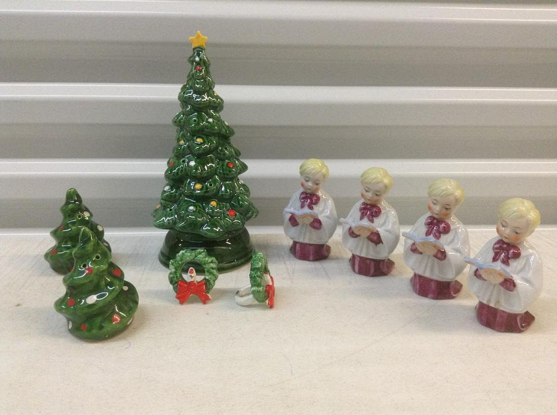 Vintage Ceramic Angels marked Japan, S&P, Trees and (1 of 1)