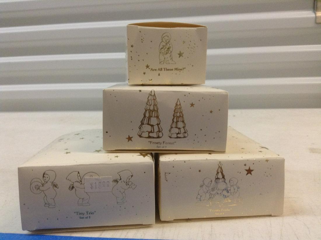 Dept. 56 Snowbabies Miniatures with boxes (1 of 1)