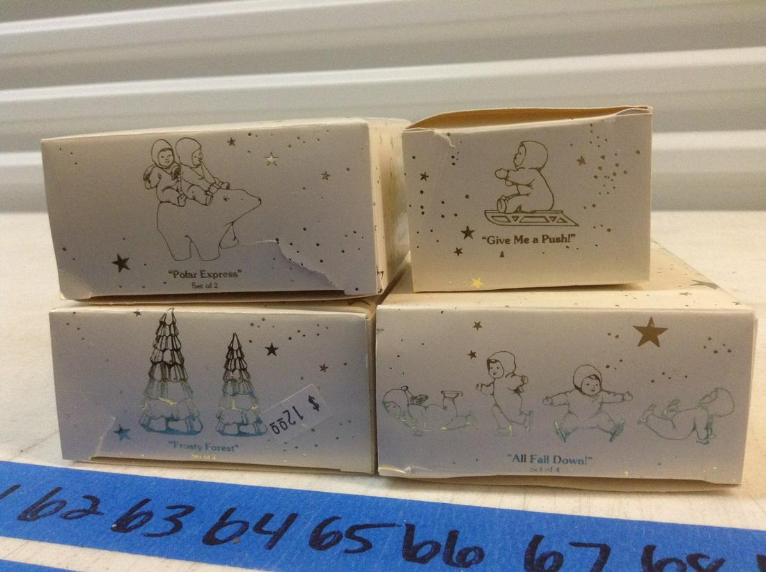 Dept. 56 Snowbabies Miniatures with boxes (1 of 1)