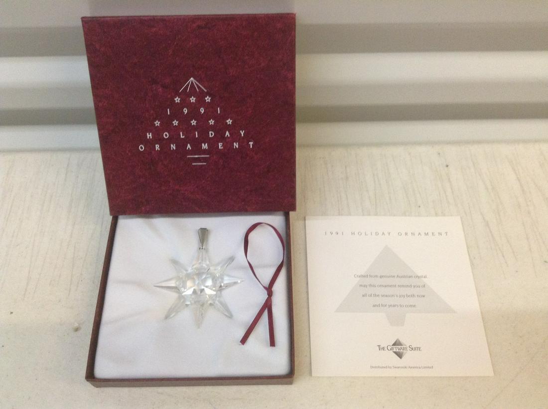 1991 Swarovski Crystal Ornament in the box (1 of 1)