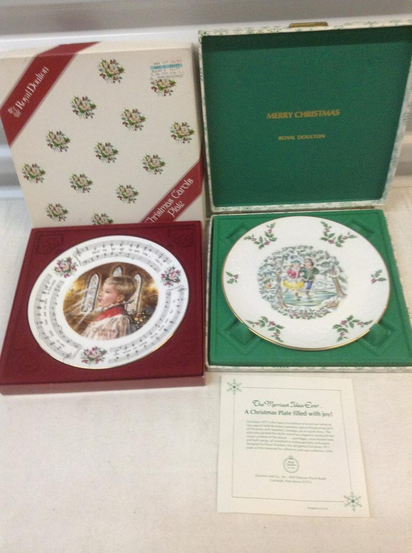 Royal Doulton Christmas Plates in the Original Boxes (1 of 1)