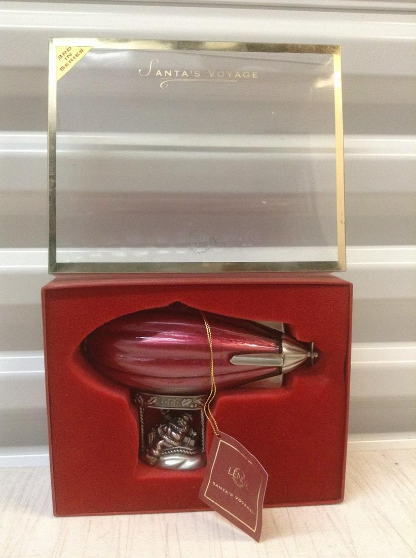 Lenox "Santa's Voyage" Pewter Holloware in the box: Lenox "Santa's Voyage" Pewter Holloware in the box