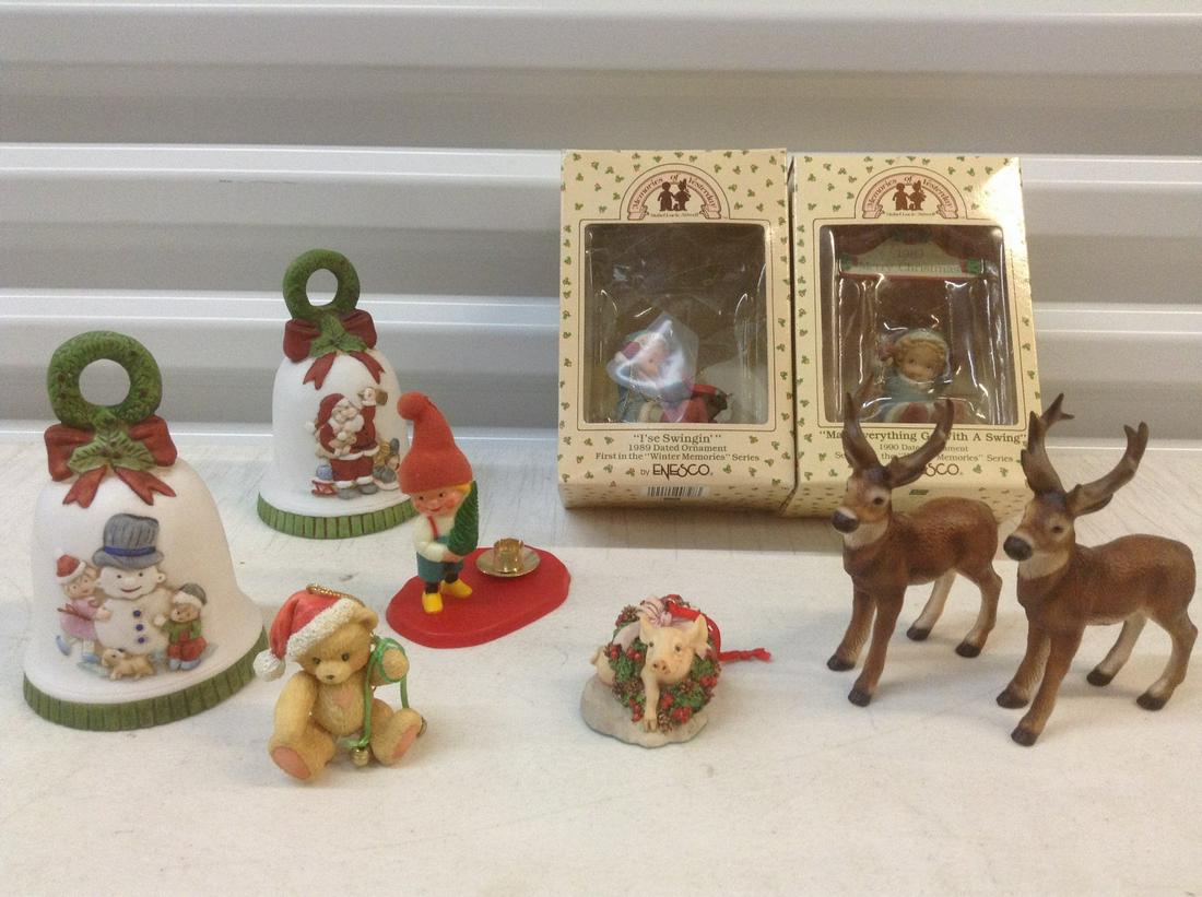 Bell Music boxes, Vintage Christmas figures and more: Bell Music boxes, Vintage Christmas figures and more