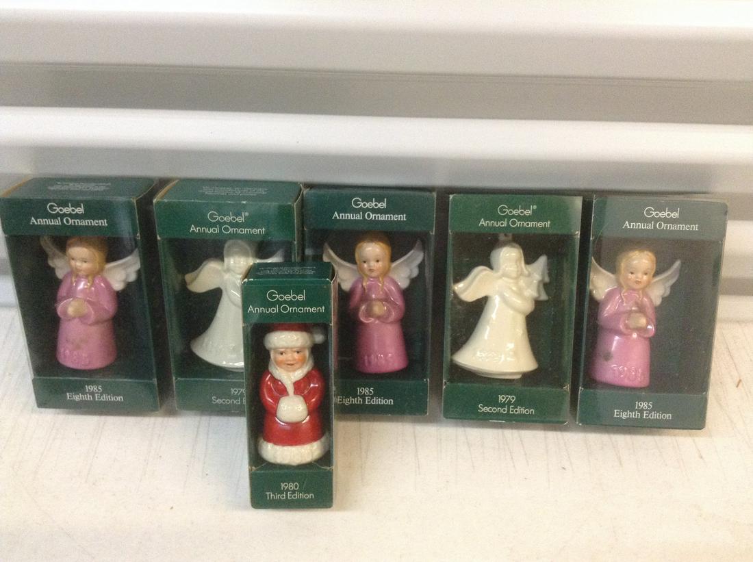 Goebel Ornaments in the boxes: Goebel Ornaments in the boxes