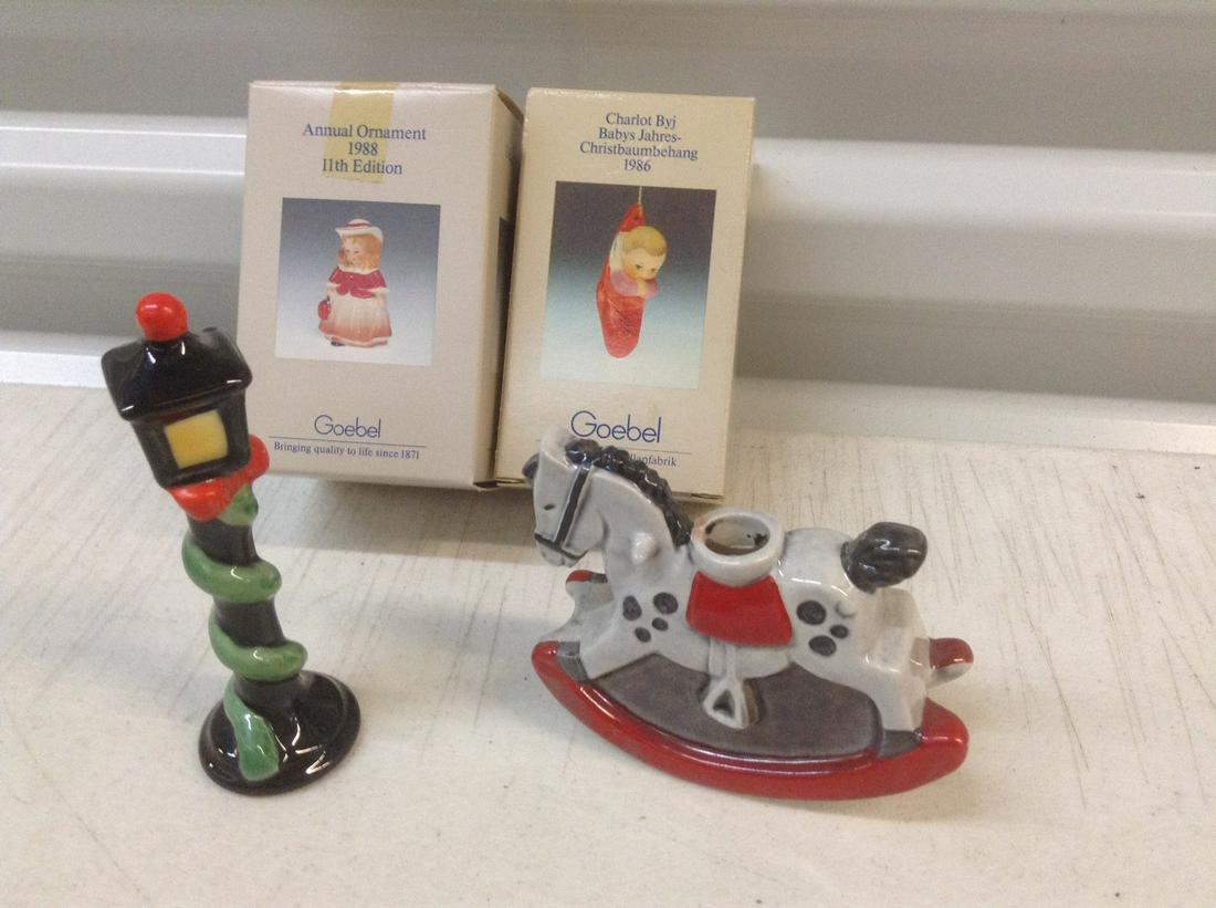 Goebel W Germany Ornaments in the box and  Goebel (1 of 1)