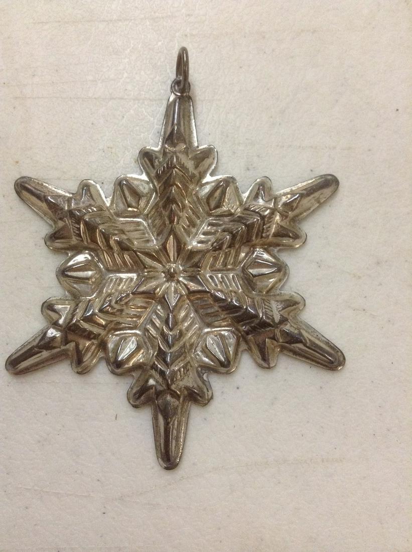 1972 Gorham Sterling Silver Snowflake 3.75": 1972 Gorham Sterling Silver Snowflake 3.75"