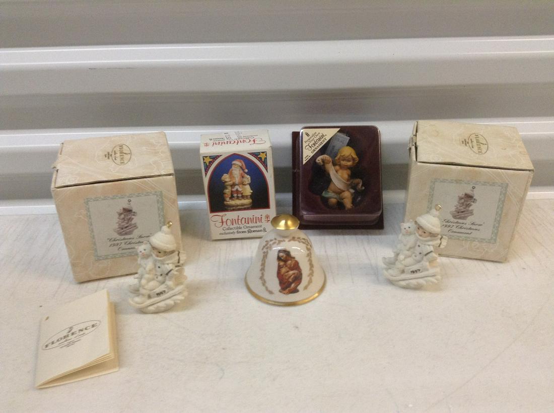 Made in Italy Guiseppe Armani, Piccola Campanile &: Made in Italy Guiseppe Armani, Piccola Campanile & Fontanini ornaments and bell