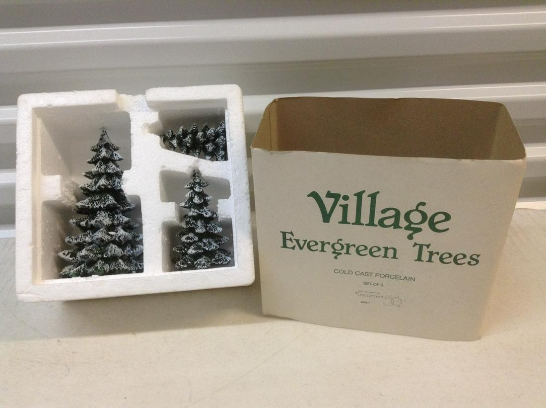 Dept. 56 Village Evergreen Trees in the box (1 of 1)