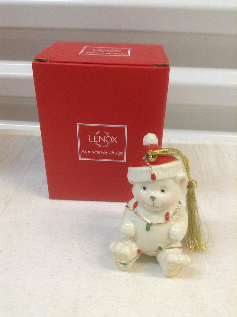 Lenox Cat Ornament with box (1 of 1)