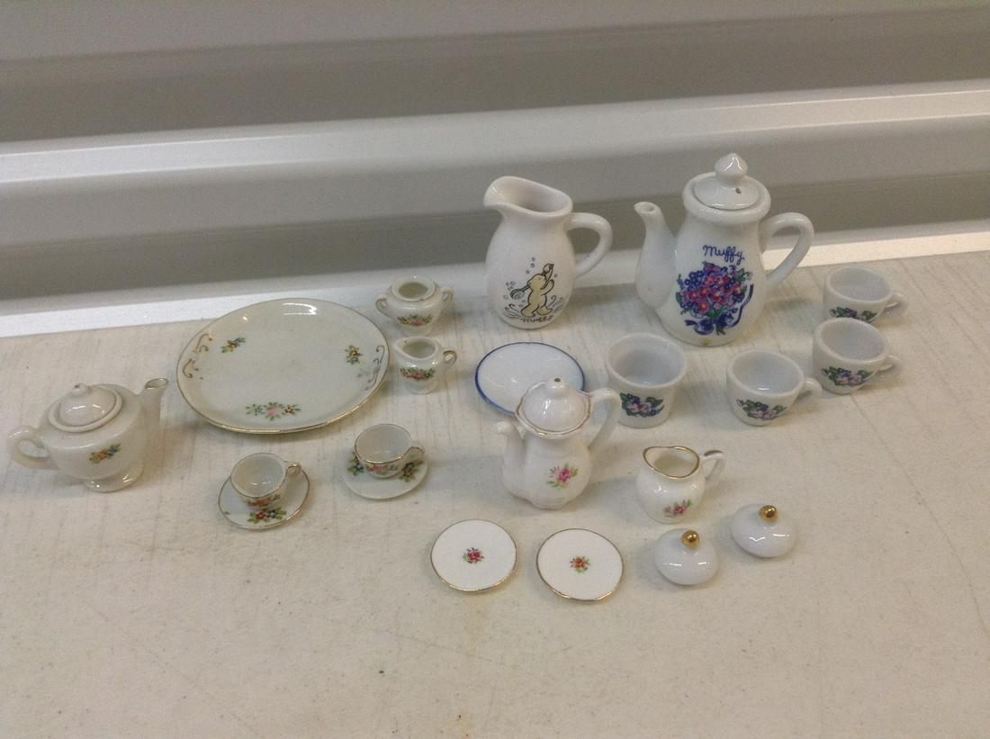 Miniature Porcelain Tea Sets (1 of 1)