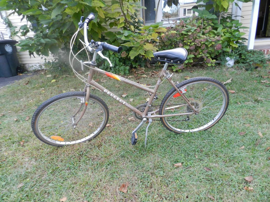 Vintage 1980s Peugeot City Express Womens Bike 18.5": Shimano components