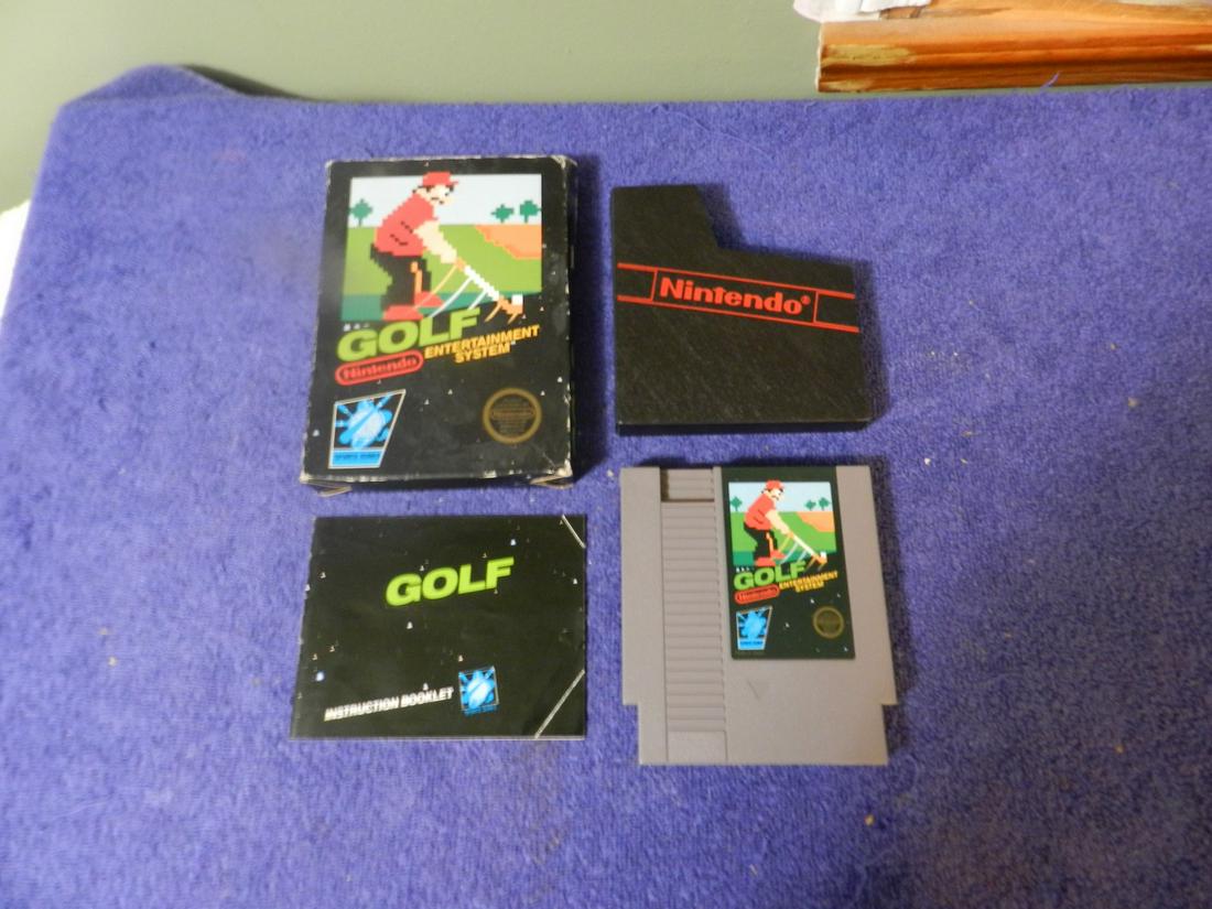 Vintage Nintendo NES Golf Game In Box With Manual (1 of 1)
