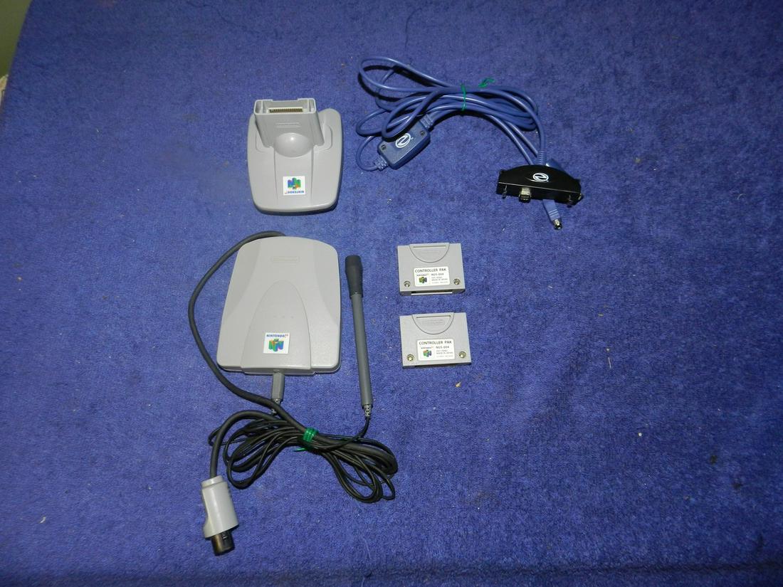 Nintendo 64 Controller Paks Gameboy Adapter Mic More (1 of 1)