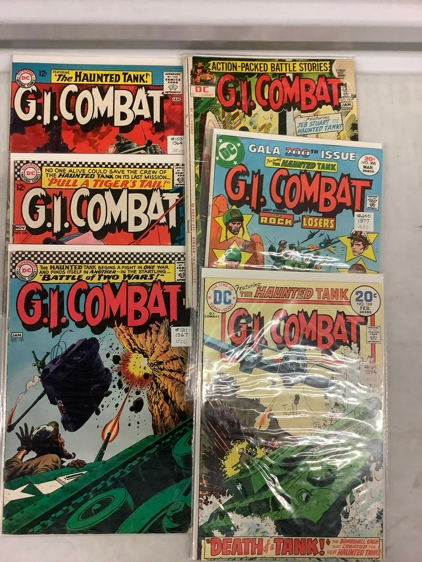 Lot of 1960's & 70's G.I. Combat Comics: Lot of 1960's & 70's G.I. Combat Comics