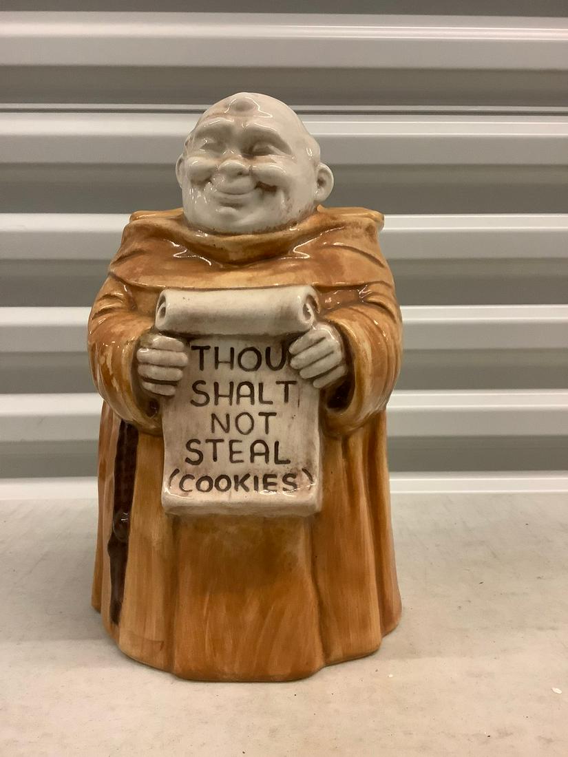 "Monk" Cookie Jar 12.5" tall (1 of 1)