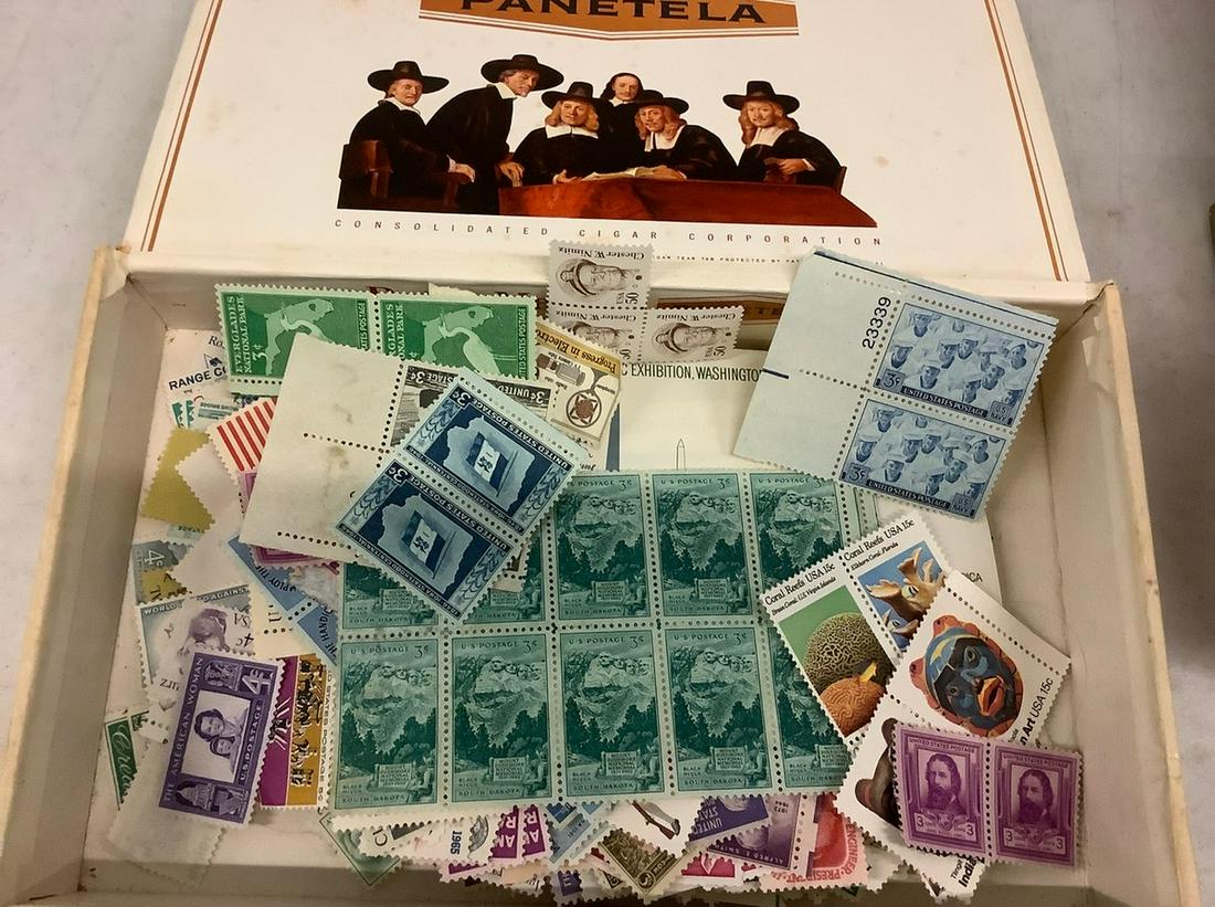 Cigar Box of United States Stamps: Cigar Box of United States Stamps